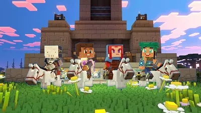 Lojë PS4 Xbox Game Studios Minecraft Legends Deluxe Edition PEGI 7