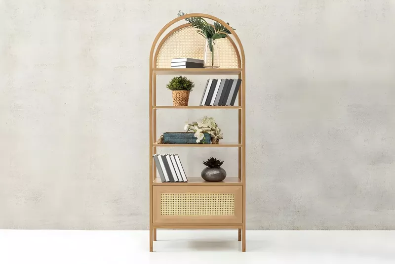 Raft librash Hanah Home, Nala 75, ngjyrë natyrale