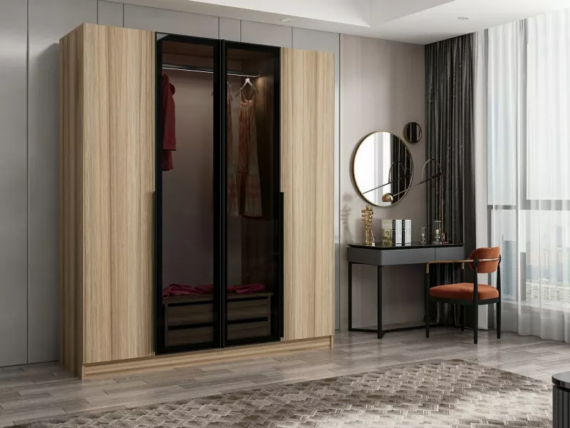 Dollap Hanah Home, Kale Plus - 7818, ngjyrë fume
