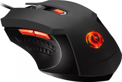 Maus CANYON Star Raider GM-1, me kabllo USB, RGB, 6 butona, 3200 DPI, i zi
