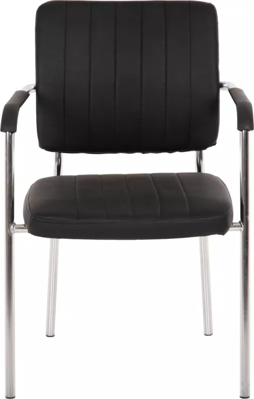 Karrige për konferenca me krahë FH1070.01 e zezë 56,5x59x85 cm, set prej 4 copë