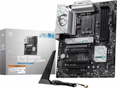 Pllakë amë MSI B760 Gaming Plus WiFi DDR4 ATX LGA1700