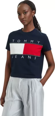 Maicë për femra Tommy Hilfiger Jeans DW0DW22818, e kaltër e errët