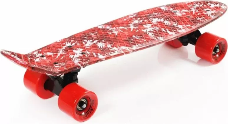 Skateboard për meshkuj, femra dhe fëmijë Yakimasport, ngjyrë e kuqe