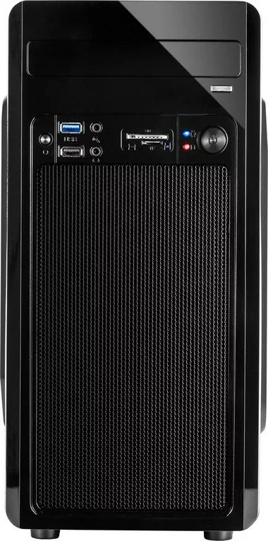 Kasë Inter-Tech MC-02 Micro, Tower, PC, micro ATX, e zezë thumbnail 2