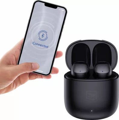 Kufje wireless 3mk FlowBuds, Bluetooth 5.3, të zeza