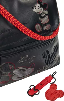 Çantë shpine për femra Desigual BACK_MICKEY FACE HAMPTON 26WAKP07, e zezë
