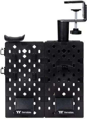 Pegboard gaming Thermaltake i vogël, çelik, i zi