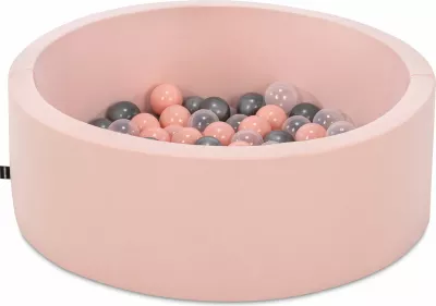 Pishinë me topa për fëmijë, ngjyrë rozë, Bubble Pops v14