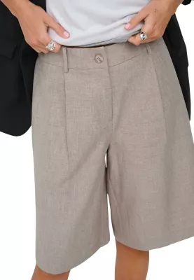 Shorce bermuda për femra Only Onllinda HW Mel Long Shorts TLR NOOS 15351444, të hirtë [Madhësia: 36]