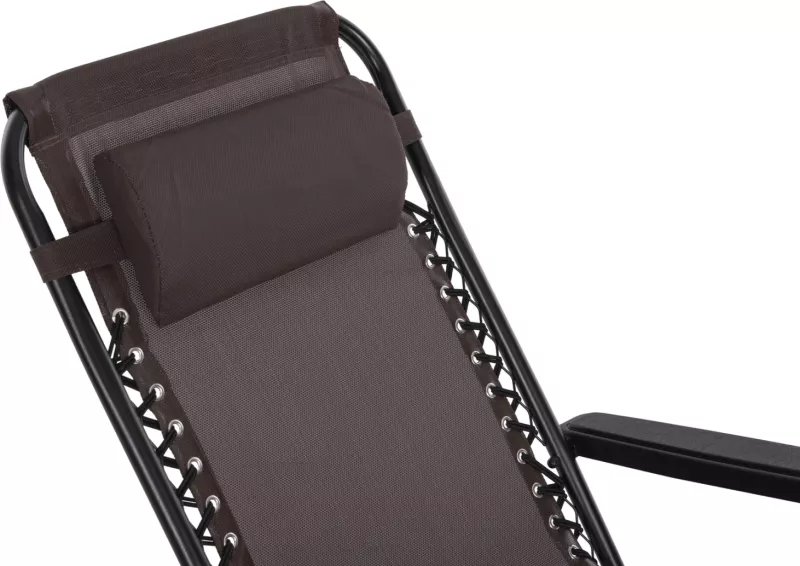 Karrige relaksuese COMPANION, tekstilene kafe, metal i zi, FH5095.13, 67x145x110cm