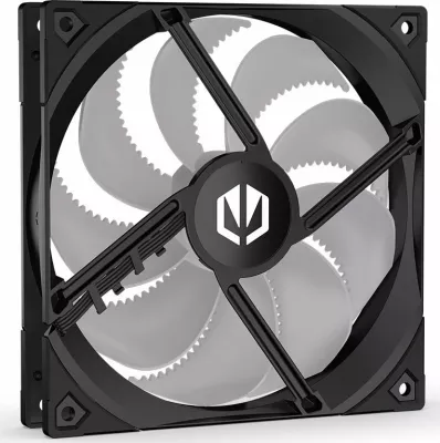 Ventilator kasë PC Endorfy Fluctus 140 PWM ARGB EY4A004, 140mm, 4-pin PWM, 1800 rpm, 1 copë, i zi