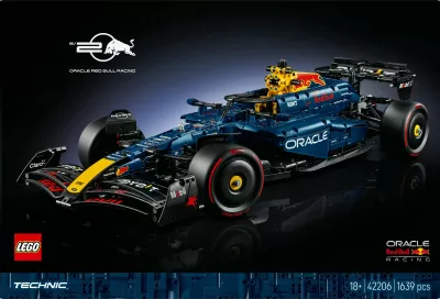 Set ndërtimi LEGO Technic Oracle Red Bull Racing RB20 F1, 1639 pjesë, multingjyrësh