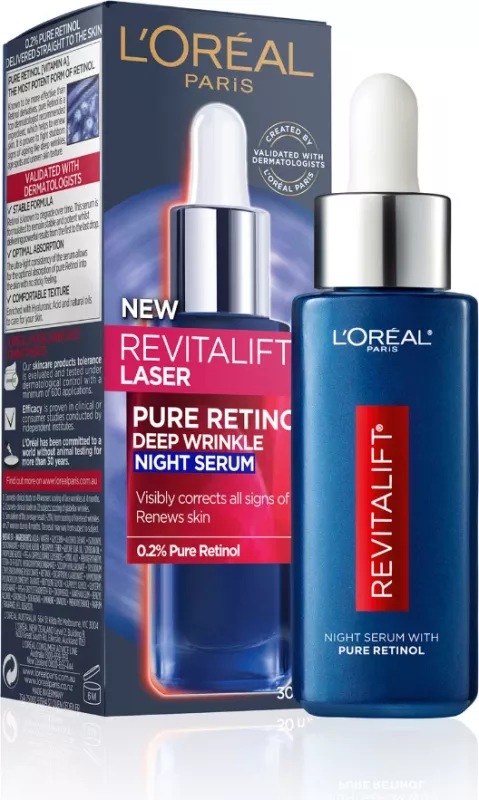 Serum Skin.Revitalift Laser Pure Retinol Night Serum, 30m
