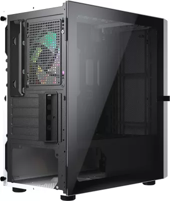 Kasë COUGAR Purity RGB Mini Tower për Micro-ATX/Mini-ITX, xham i temperuar, RGB, e bardhë