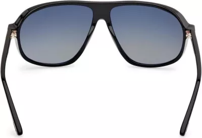 Syze dielli për meshkuj Tom Ford FT1208 01B, të zeza [Ngjyra: 61]