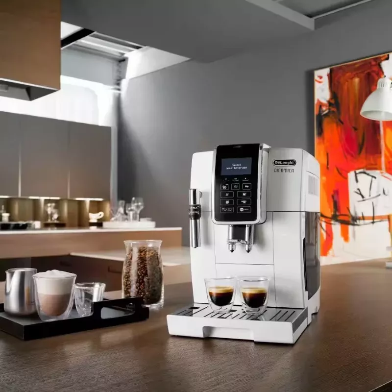 Aparat kafeje DeLonghi Dinamica ECAM 350.35.W, i bardhë