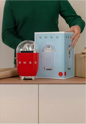Shtrydhëse agrumesh SMEG CJF11RDEU, 70W, e kuqe