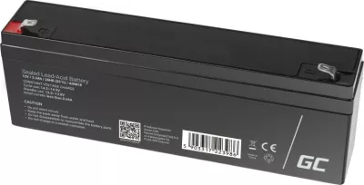 Bateri UPS Green Cell AGM18 12 V 2.3 Ah e zezë