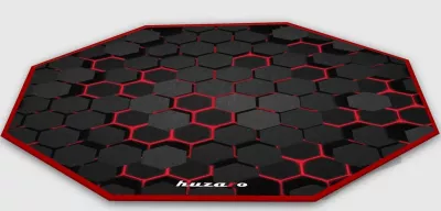 Tapet për karrige gaming Huzaro HZ-FLOORMAT 2.0, 1200x1200 mm, i zi