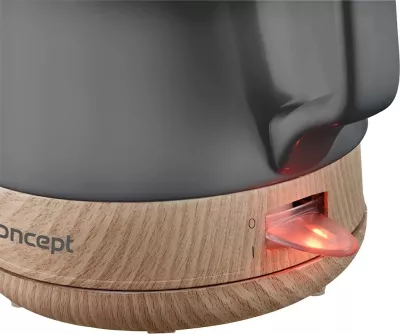 Ibrik elektrik Concept RK0062, 1L, 1200W, Antracit, Dru