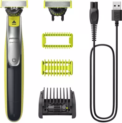 Makinë rroje Philips OneBlade 360 QP2834/23, për fytyrë dhe trup, Jeshile