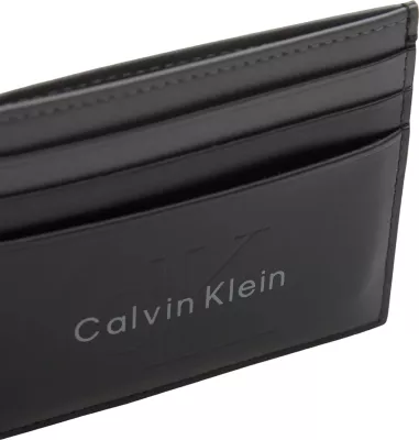 Kartelëmbajtëse për meshkuj Calvin Klein LV04D1154G, e zezë