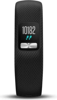 Smartwatch Garmin vívofit 4, rrip i zi, madhësia L, 365 ditë bateri, waterproof