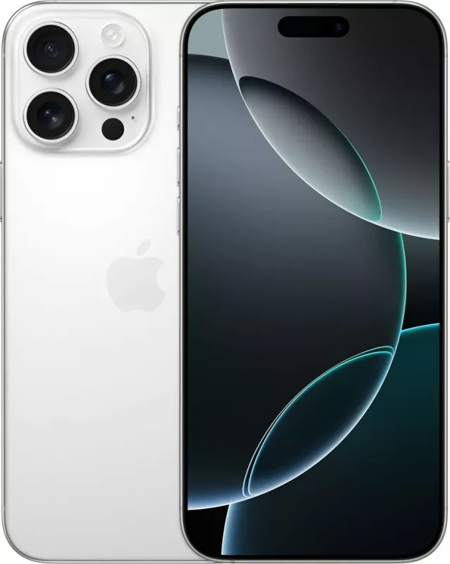 Apple iPhone 16 Pro Max, 6.9", 256GB, white titanium