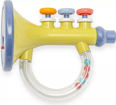 Lodër zhurmuese për bebe (rattle), Baby Mix, Baby Rattle Tube, plastikë, 21x14 cm, blu