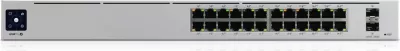 Switch Ubiquiti UniFi Pro 24-Port PoE, Managed, L2/L3, Gigabit Ethernet, Rack mounting, 1U