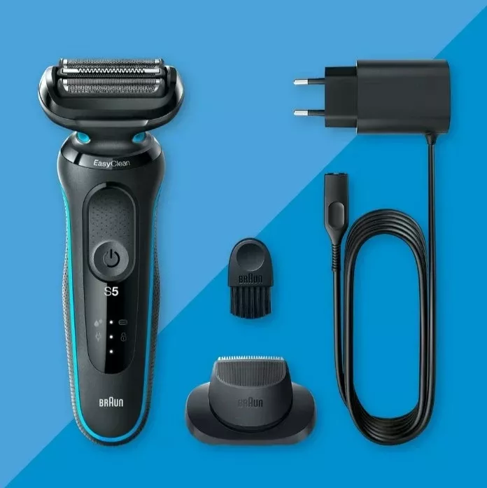 Makinë rroje Braun Series 5 51-M1200s, e zezë, blu