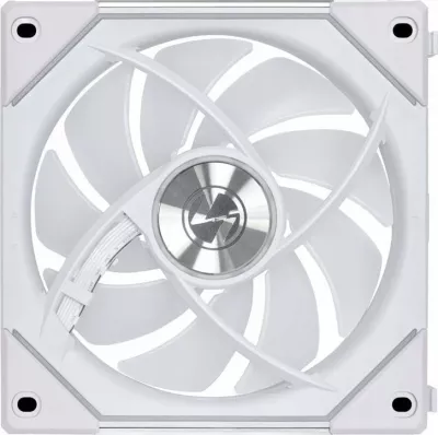 Ventilator për kasë PC Lian Li UNI FAN SL-INF 120 Reverse Blade UF-RSLIN120-1W 120mm ARGB PWM, i bardhë, 1 copë