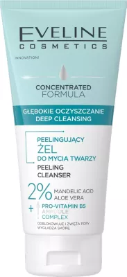 Xhel pastrues peeling për fytyrë për femra Eveline Cosmetics Concentrated Formulating, 150ml