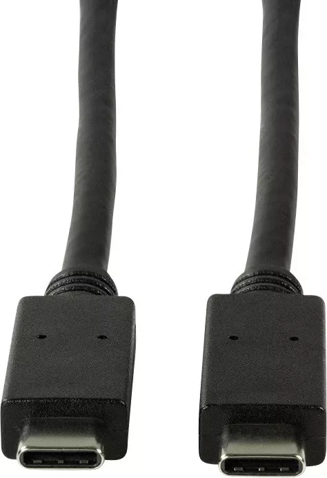 Kabulli USB-C Logilink për të dyja gjinitë, i zi
