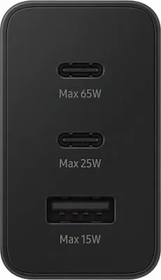 Karikues rrjeti Samsung EP-T6530 65W, 1x USB-A + 2x USB-C, 3A, i zi