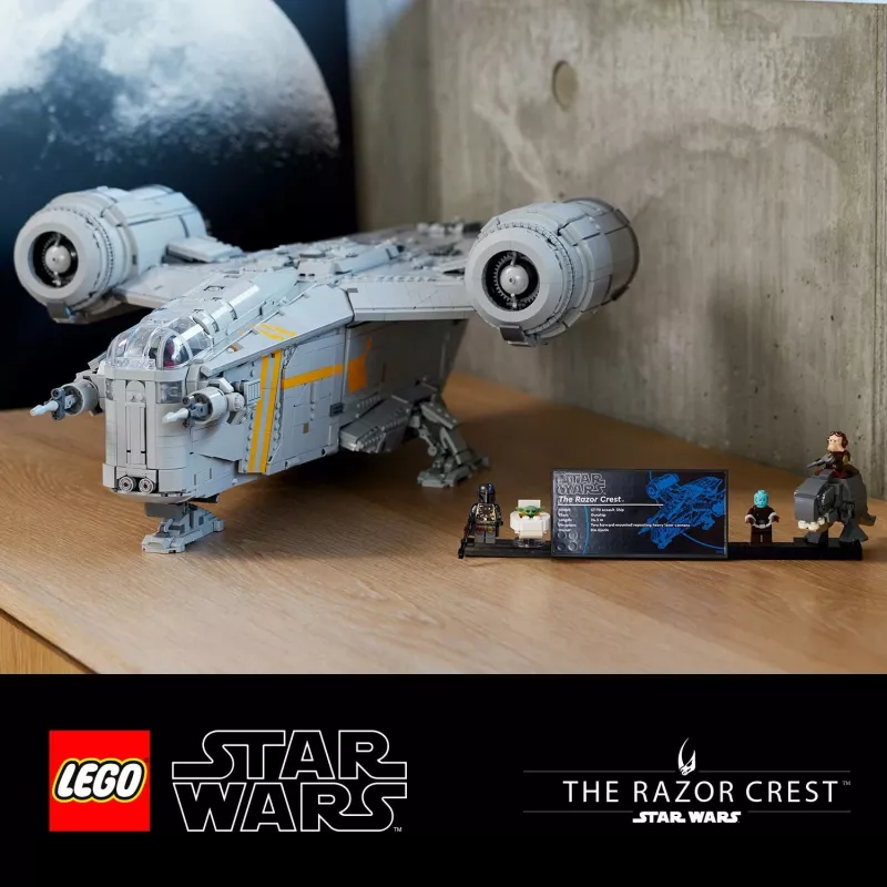 Set ndërtimi LEGO Star Wars The Razor Crest, 6187 pjesë, plastikë, shumëngjyrësh