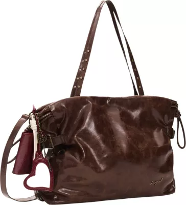 Çantë shopper për femra Desigual Galaxy Lifta 2.0 26WAXP93, kafe
