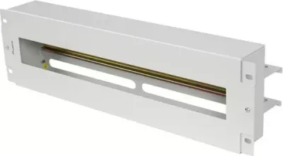 Panel shpërndarës LANBERG 3U 19 inch me shinë DIN TS-35, gri