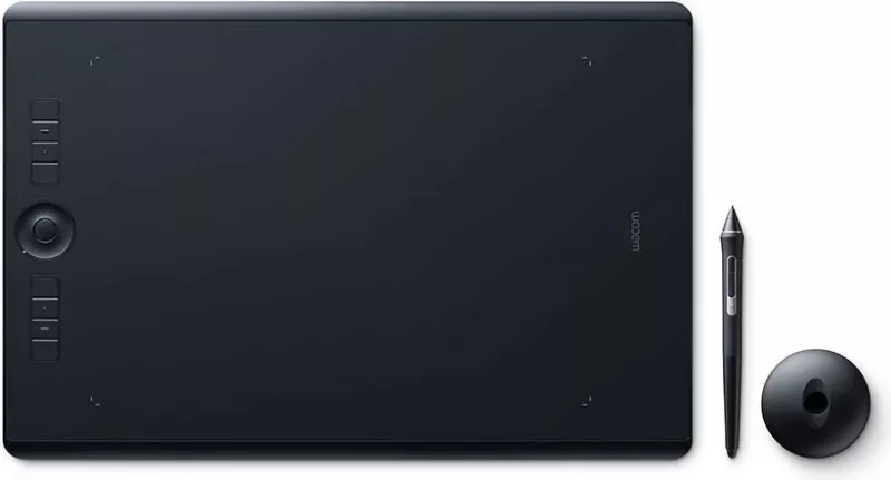 Tablet grafike Wacom Intuos Pro, Wireless, 5080 lpi, 311 x 216 mm, USB/Bluetooth, Ngjyrë e zezë