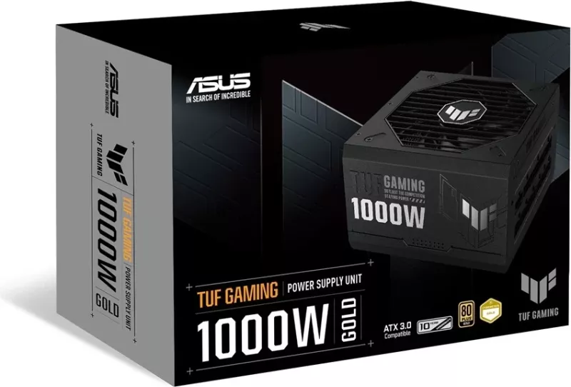 Furnizim me energji ASUS TUF Gaming 1000W Gold, 20+4 pin ATX, i zi
