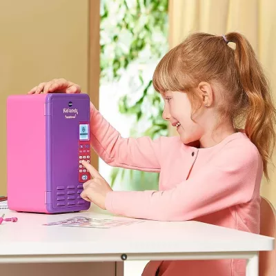 Kasafortë interaktive për sekrete Vtech KidiSecrets Dream Treasure 554154, me kod numerik, ekran LCD, 6 lojëra, orë/alarm, 3xAA, vjollcë
