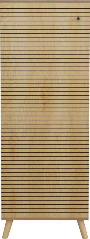 Dollap këpucësh ALVARO FH8954.16 melaminë, ngjyrë druri natyral, 50Χ38Χ135Hcm