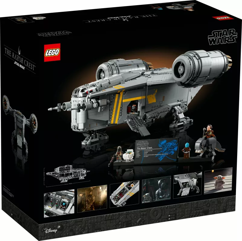 Set ndërtimi LEGO Star Wars The Razor Crest, 6187 pjesë, plastikë, shumëngjyrësh