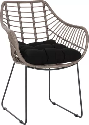 Karrige metalike FH5300.10 gri mocha mat me thurje 60x56x84cm