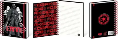 Fletore Pyramid Star Wars Dark Side A5 me spiral, e zezë/kuqe
