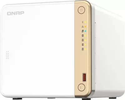 NAS Qnap TS-462-4G, 4GB RAM, Intel Celeron N4505, e zezë