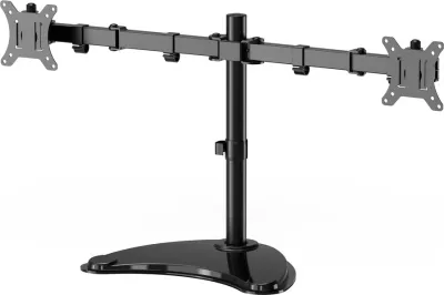 Mbajtëse tavoline për monitorë Gembird MS-D2ST-02, për 2 monitorë, 13-32", e zezë