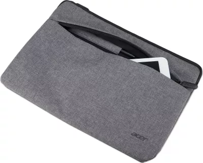 Mbështjellës Acer Protective Sleeve 11.6 inç, poliester, xhep përpara, gri