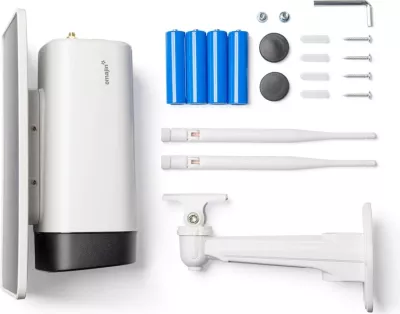 Kamerë sigurie wireless Omajin OSC-01-EU, solar, Bardhë, Zi